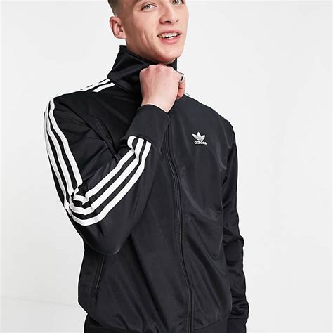 adidas firebird herren schwarz|Adidas firebird track jacket.